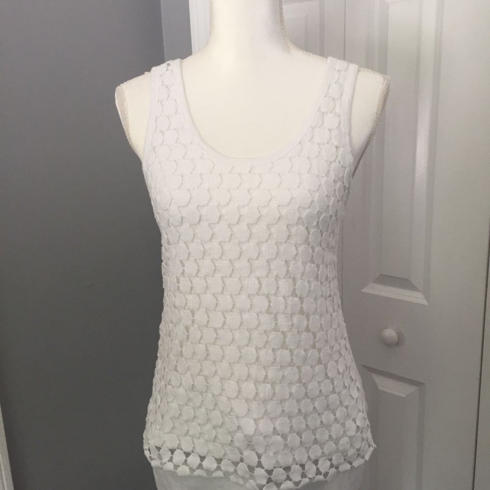 J Crew lace tank top